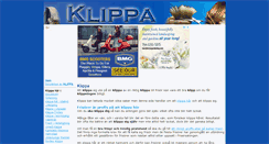 Desktop Screenshot of klippa.net